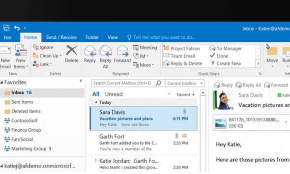 microsoft outlook email signature version 17.7