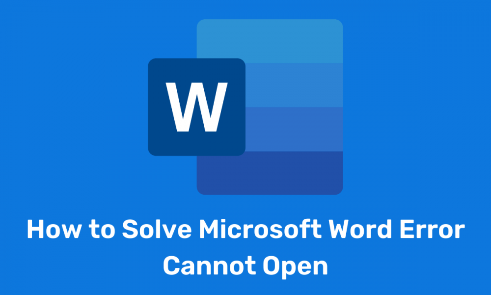 ms word 2016 cannot open doc files